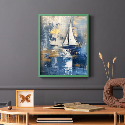 NAUTICAL Series CC  -Premium Framed Print -Ready to Hang - No Nails Required