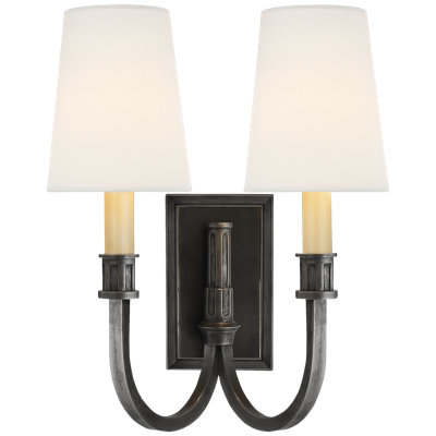 Thomas O'Brien Modern Library Double Sconce