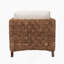 Fauteuil d'appoint pivotant, fauteuil demi-tonneau avec coussin de dossier et structure en bois pour le salon, la chambre à coucher et le bureau
