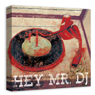 «Hey Mr.», art sur toile tendue