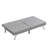 WOOD FRAME, STAINLESS LEG, FUTON, SOFA BED GREY-1866917773