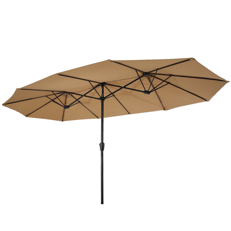 Parasol de marché 15 pi Helzer, Tanné