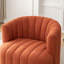 Fauteuil demi-tonneau pivotant rembourré Bryonie-1787267304