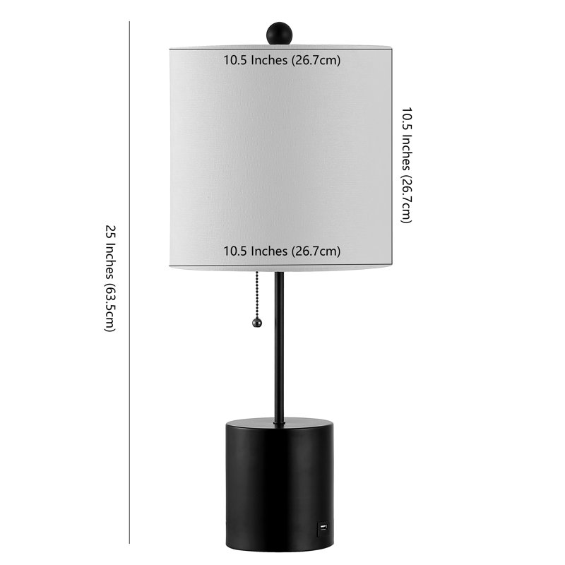 Darnee Metal USB Table Lamp