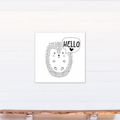 « hello hedgehog », art encadré Anley