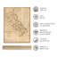 1831 Bucks County Pennsylvania Map, art mural-56391253