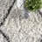 Twinar Geometric Hand Knotted Wool Off White/Dark Gray Shag Area Rug-653189056