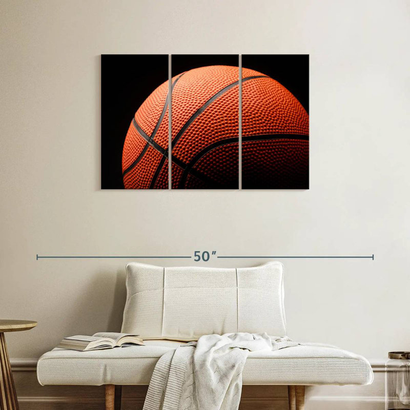 Ballon de basketball texturé Sireci, H 24 po x l 38 po