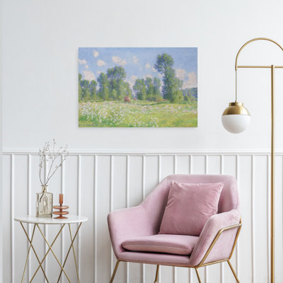 «Effet De Printemps A Giverny», reproduction d'art classique classique printanière printemps été 1890