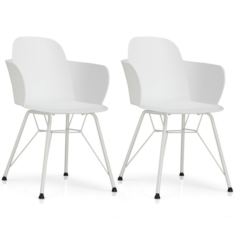 16.5'' H Armchair, White