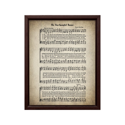 The Star Spangled Banner Hymnal Sheet