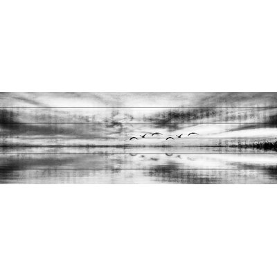 « flight of six », reproduction d’art sur bois blanc