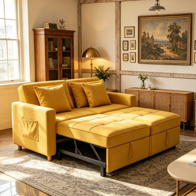 Borchert 2 Seater Fabric Sofa Bed