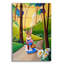 «Peter Rabbit 2» par Cindy Thornton, art mural en verre acrylique, 12 po x 16 po