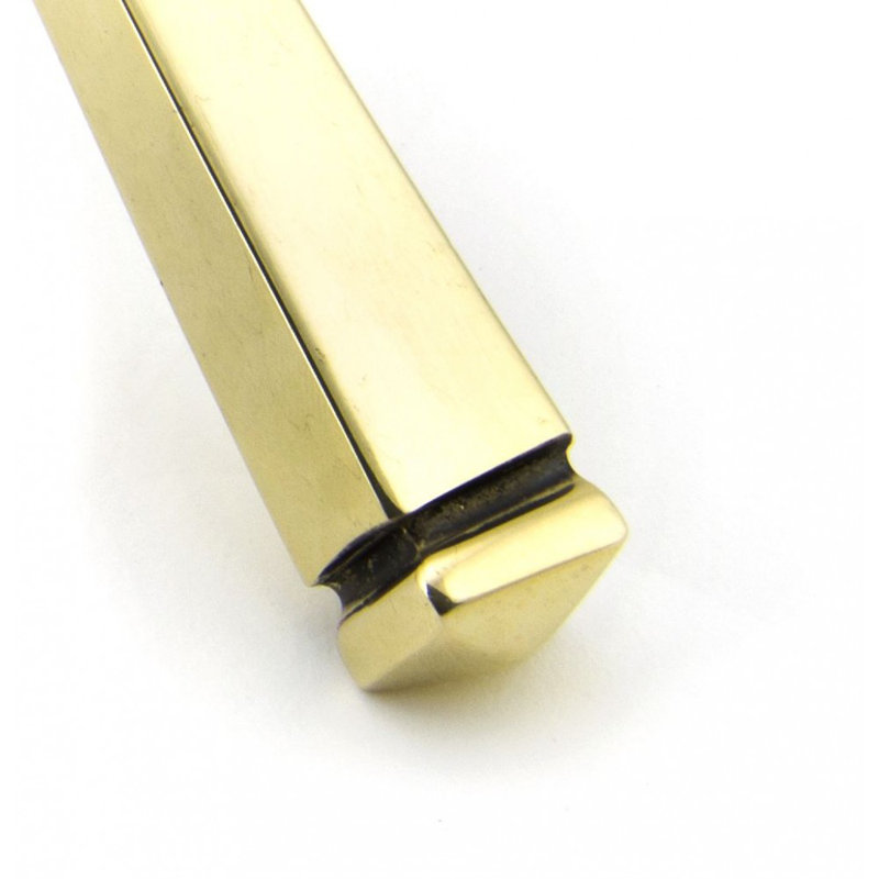 Avon Lock Door Handle Kit, Aged Brass