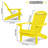 Plastic Patio Adirondack Chair-980883494