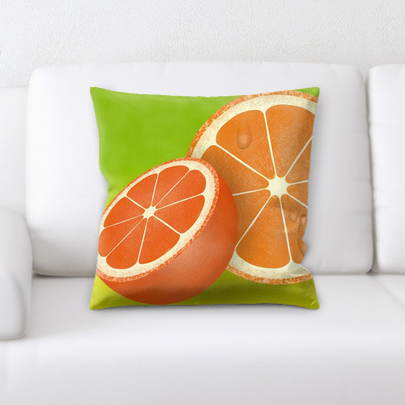 Coussin orange