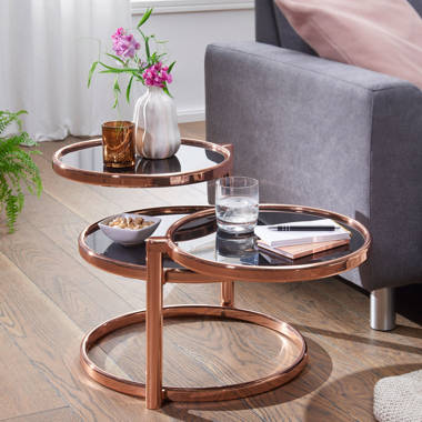 Kare Design  Coffee Table Wire Uno Black Ø80cm