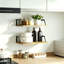 42 x 30 cm Beige Extra Deep Wide Wall Shelves Set of 2
