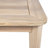 Cairo Modern Coastal Acacia Wood Outdoor Coffee Table with Slatted Top