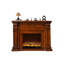 Solid + Manufactured Wood Freestanding Fireplace-171994699