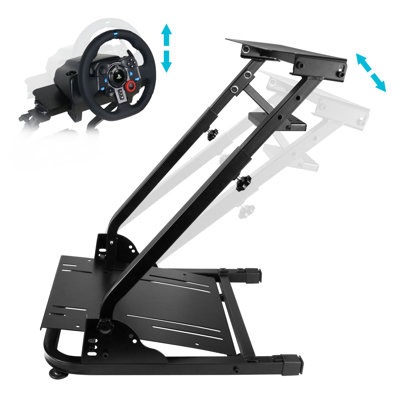 Steering Wheel Stand, Height and Angle Adjustable Racing Simulator for Logitech G25, G27, G29