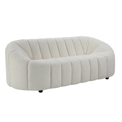 Canapé en sherpa blanc Osmash