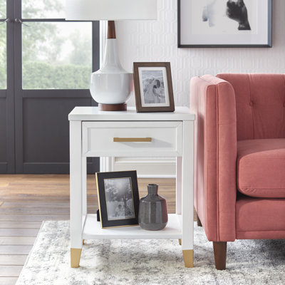 Table de bout avec rangement Tapscott