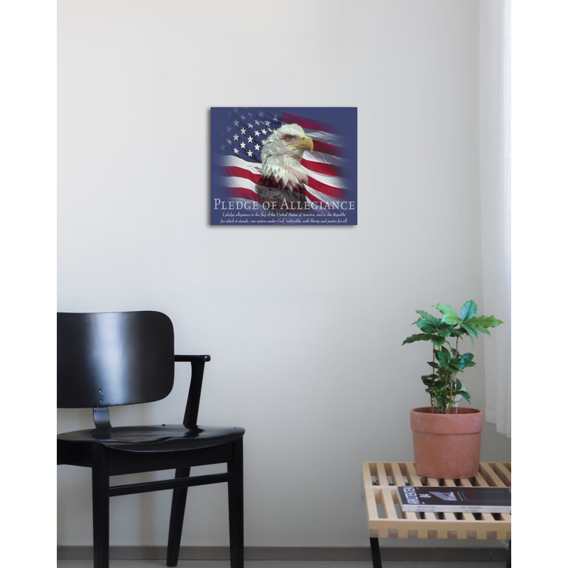 «Pledge of Allegiance», estampe numérique par Robert Downs - reproduction de photo sur papier sans cadre