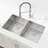 Handcrafted Undermount Double Bowl Kitchen Sink