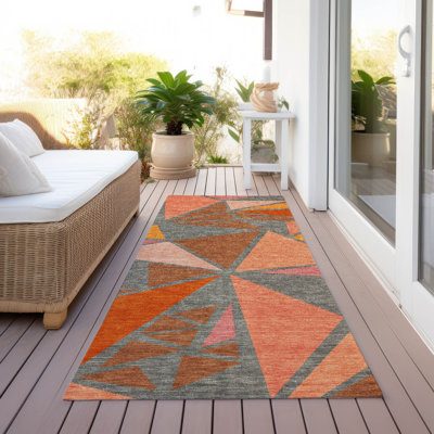 Machine Washable Indoor/Outdoor Chayden ACN1039 Rug
