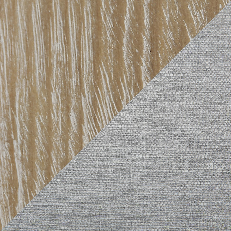 Tabouret de comptoir pivotant 25,5 po Dannie, Gris clair, Bois blanc délavé