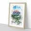 Teton Mountain Range - Picture Frame Painting Print-56853273-56853279