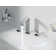 Plus Two Handle Widespread Bathroom Faucet with Drain Assembly