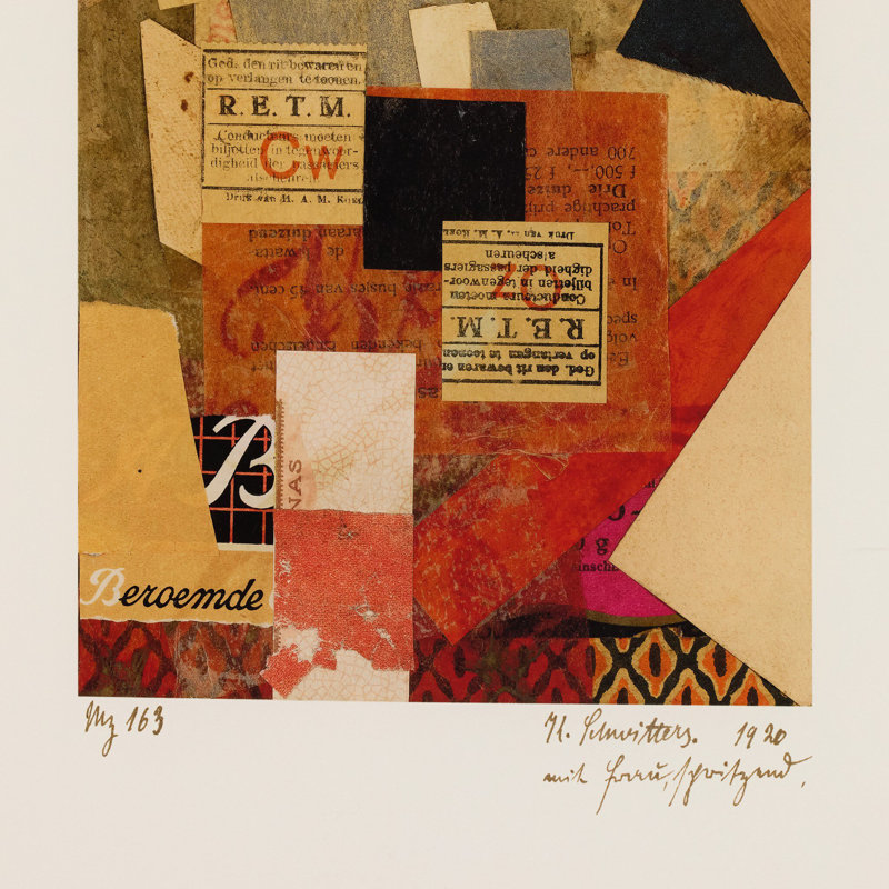 Collected Curiosities by Kurt Schwitters, 32"H x 24"W