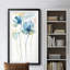 Wildflower Blues II - Cadre photo, reproduction d'art sur papier-502223512-502223513