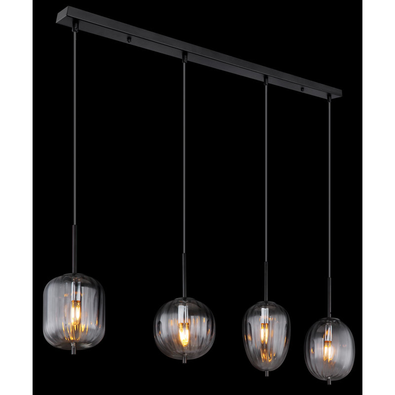 4 - Light Matte Black Pendant