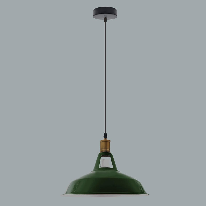 Goggans 1 - Light Green Dome Pendant