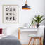 «Glam Western on Stripes», reproduction encadrée sous verre, design par Lil 'Rue-1694934576-1694934578