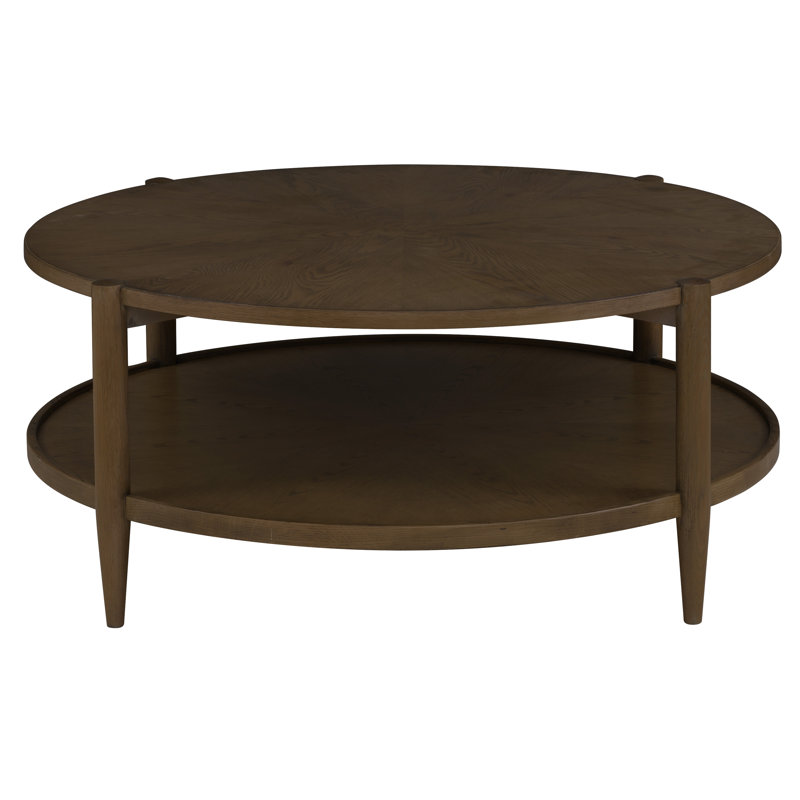 Maxwell Round Cocktail Table, Caramel