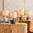17.75 Cream White Ceramic Table Lamp-1063638405
