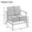 Clinkscales Solid Wood Teak Outdoor Lounge Chair With Cushion And Arms-114983514-114983510