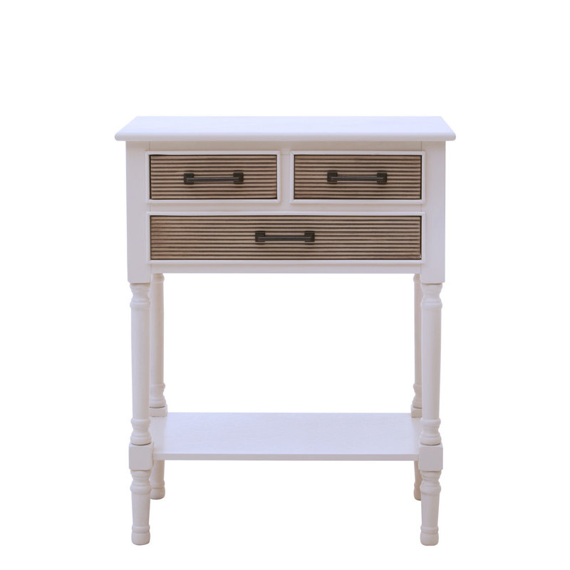 Wine 60cm Solid Wood Top Console Table