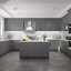 Armoire murale standard Shaker de gris Shaker de l 12 po x P 12 po x H 30 po Homeibro Cozy Design-926327713-926327725
