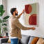 Overlapping Forms Minimalist - Wrapped Canvas-1810418004-1810418005