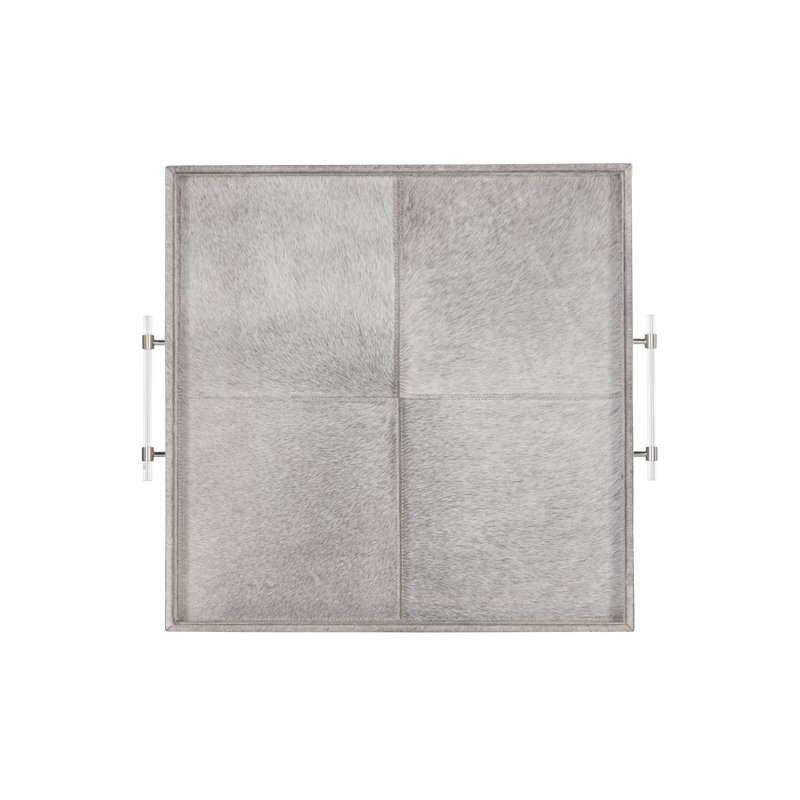 Grand Tour Decorative Tray, 2" H x 26.75" W x 24" D