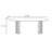 Simple Rectangular Rock Slab Dining Table Sets-111028046