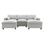 Canapé modulaire 86,5 po Chenille-1244163741