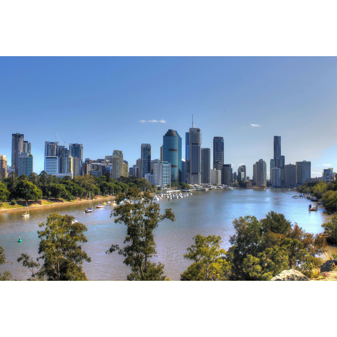 Brisbane Skyline - Leinwandbild