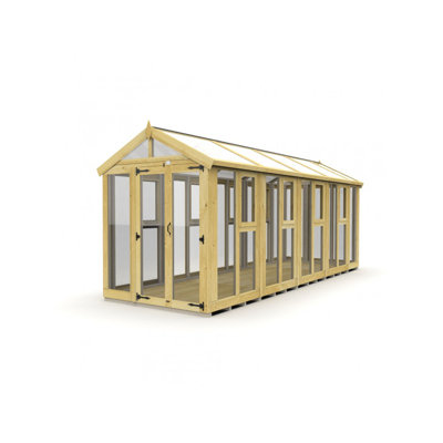 6x20 Glass Green House